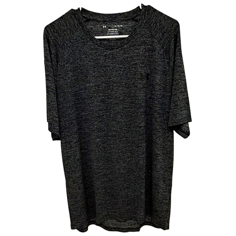 Under Armour Tech Men's XL Gray Heather T Shirt Lightweight Loose Fit